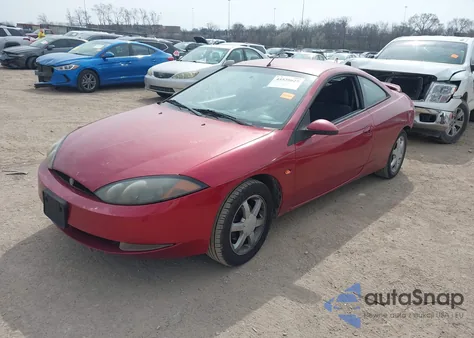2000 Mercury Cougar V6 from USA, damaged, VIN 1ZWFT61L2Y5647505